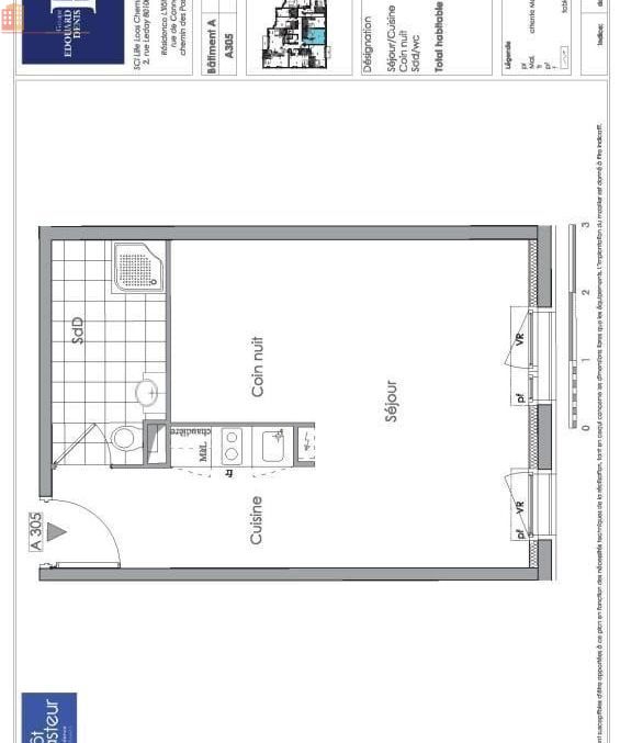 Studio 33m² Loos 59120 - Photo 2