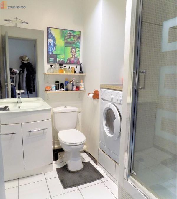 Studio meublé 34m² Haubourdin - Meublé, 1er étage - Photo 2