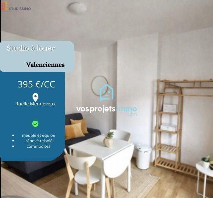 Studio meublé 16m² Valenciennes - Meublé, 1er étage - Photo 25