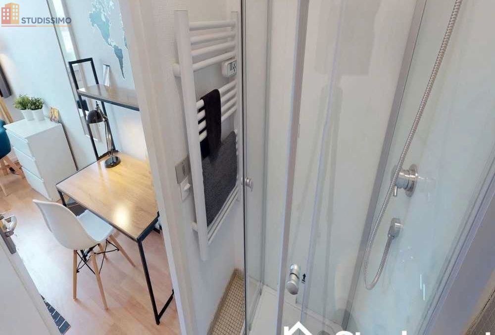 Studio meublé 17m² Lille 59800 - Étage élevé, lumineux - Photo 1