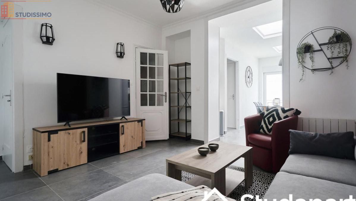 Studio meublé 11m² Croix 59170 - Meublé, DPE A - Photo 3