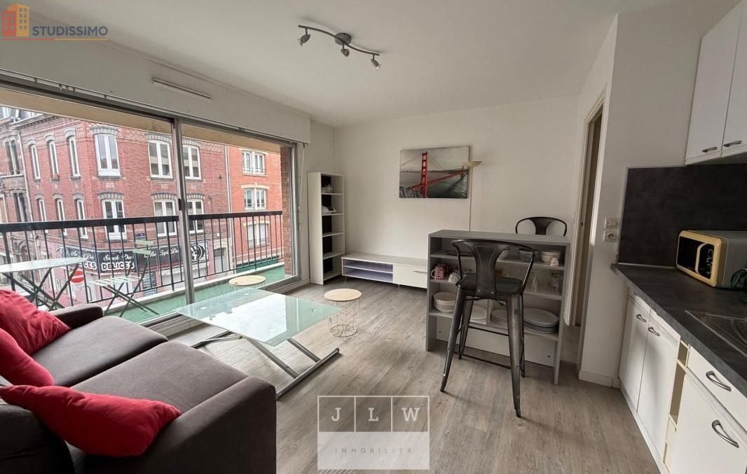 Studio meublé 25m² Lille centre - Lumineux - Photo 11