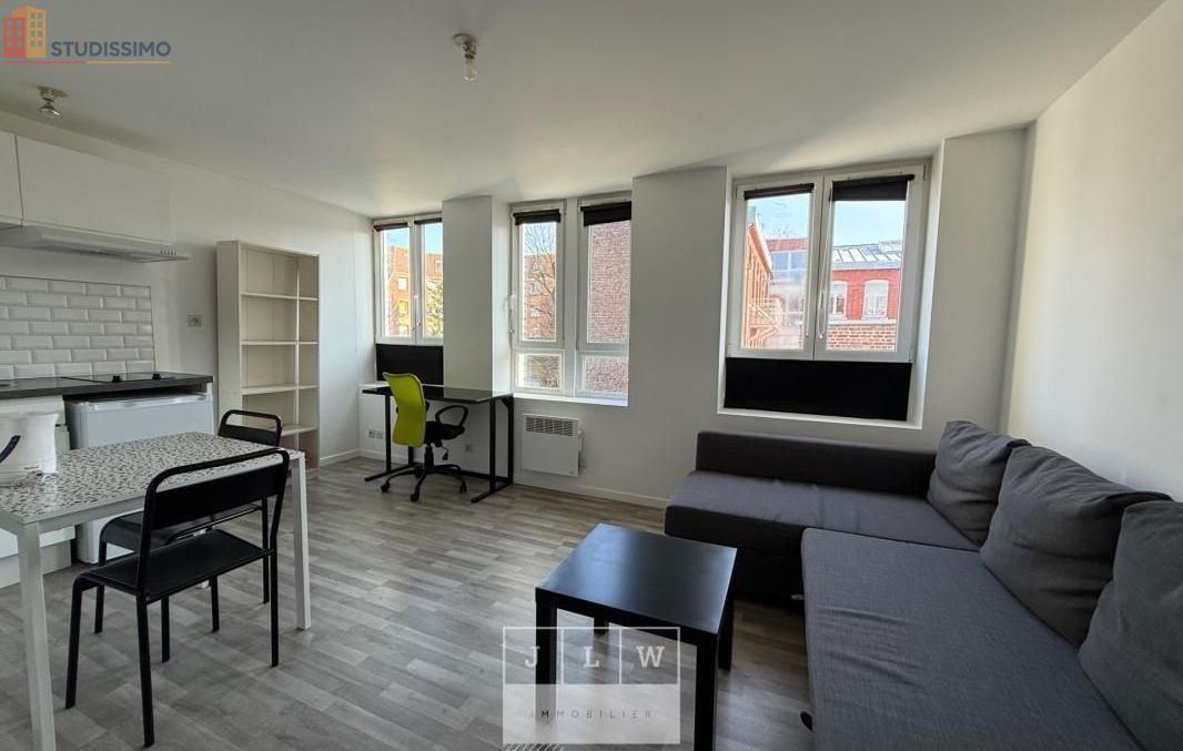 Studio 20m² Lille 59800 - Meublé, DPE C - Photo 4