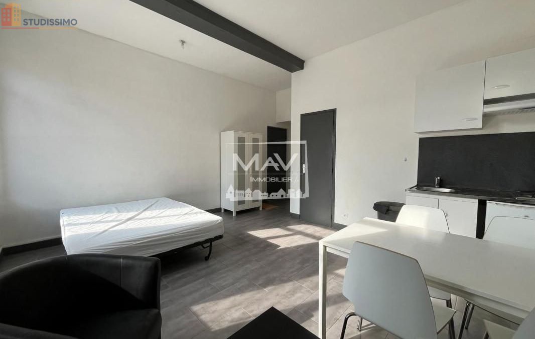 Studio meublé 25m² Tourcoing - Meublé, DPE D - Photo 1