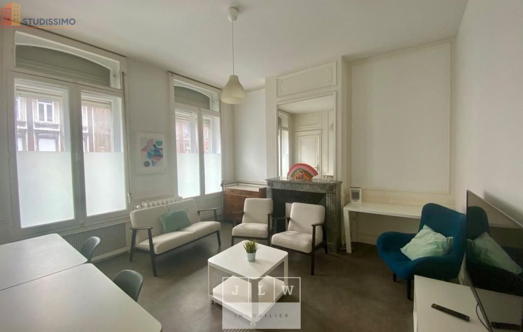 Studio meublé 18m² Lille 59800 - Meublé, calme - Photo 3