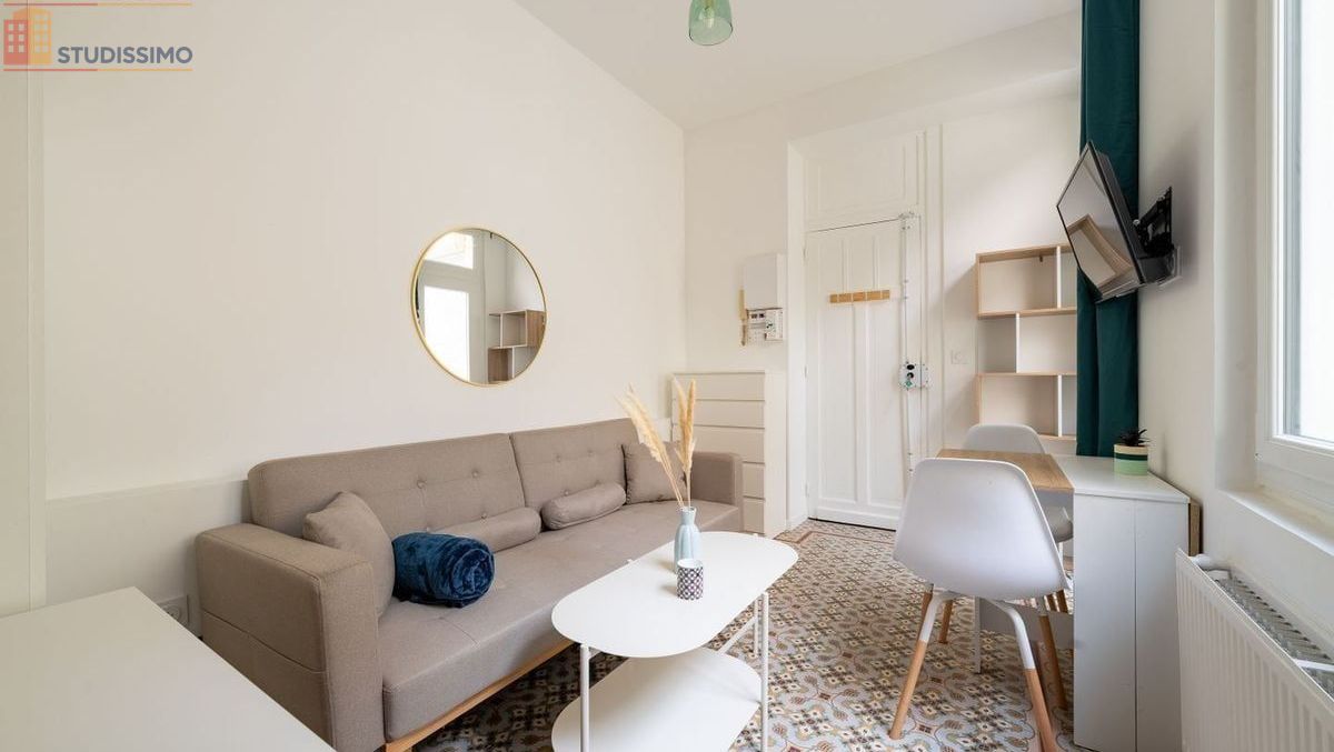 Studio meublé 20m² Lille 59800 - Meublé, DPE D - Photo 75