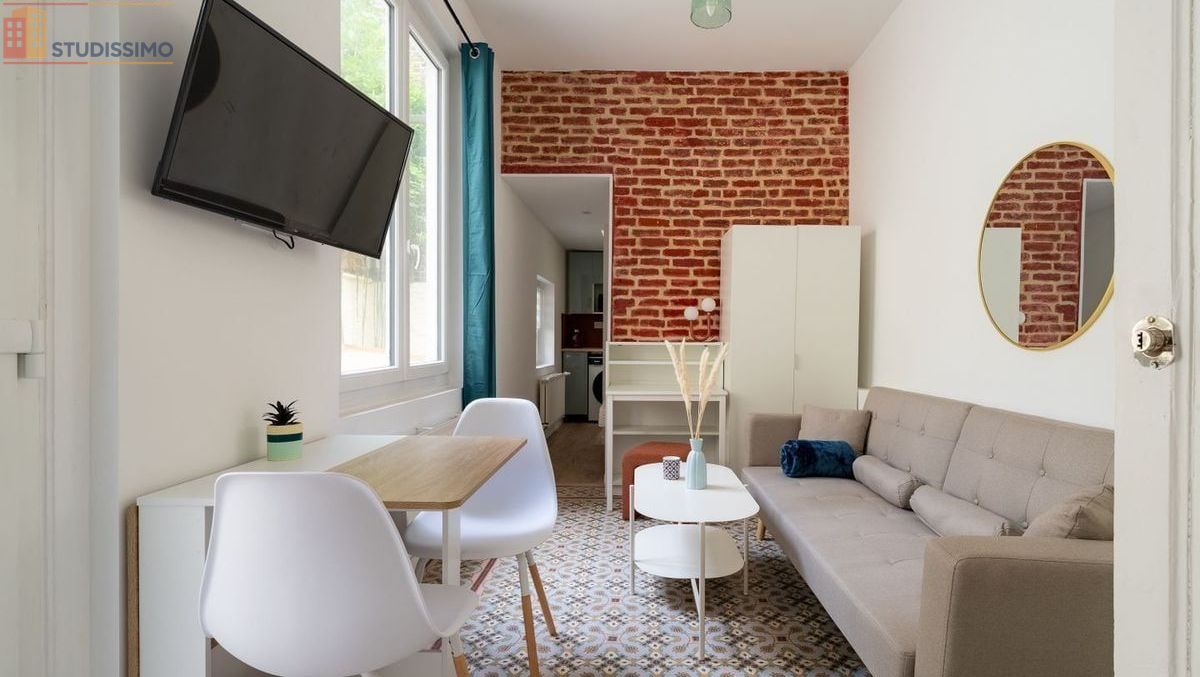 Studio meublé 20m² Lille 59800 - Meublé, DPE D - Photo 4