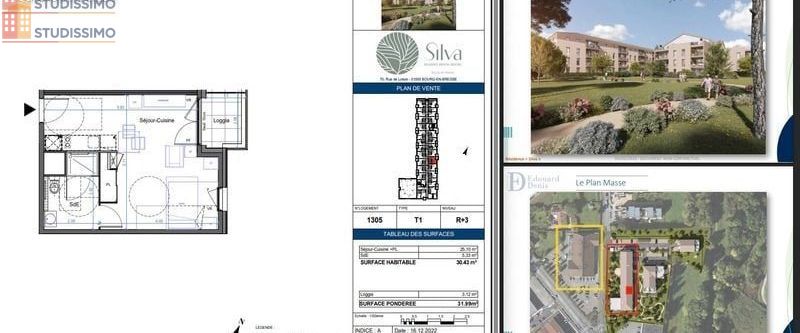 Studio 30m² Bourg-en-Bresse - lumineux - Photo 3