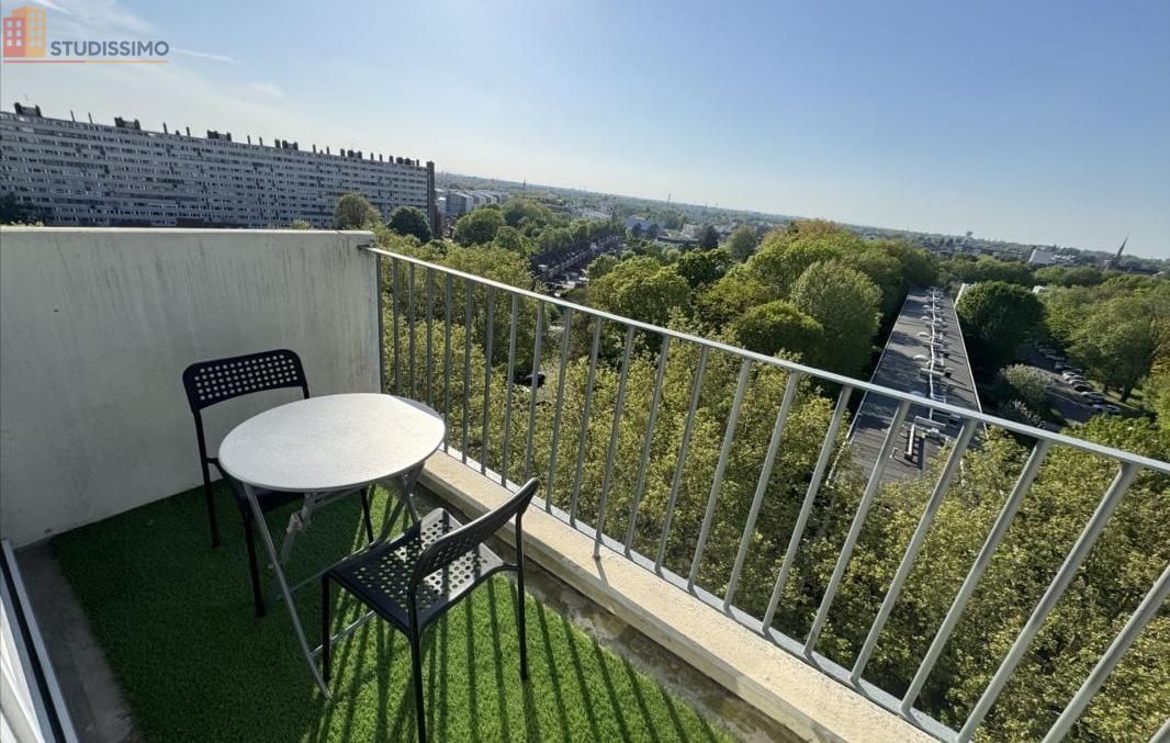 Studio 31m² Roubaix - Meublé, 11e étage - Photo 1