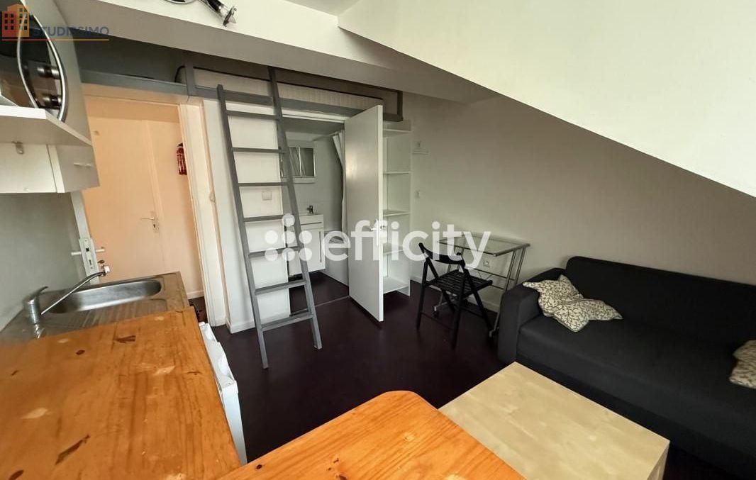 Studio meublé 11m² Lille - Meublé, bureau optimisé - Photo 2