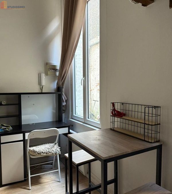 Studio meublé 17m² Lille centre - Mezzanine, lumineux - Photo 1