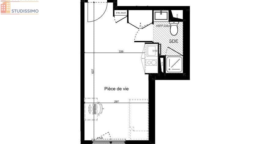 Studio à Bourg-en-Bresse