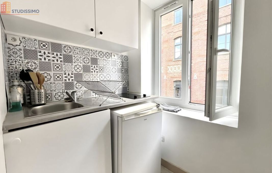 Studio meublé 23m² Roubaix - Meublé, 2e étage - Photo 1