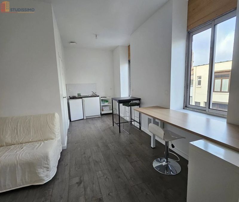 Studio meublé 24m² Roubaix - Meublé, DPE D - Photo 11
