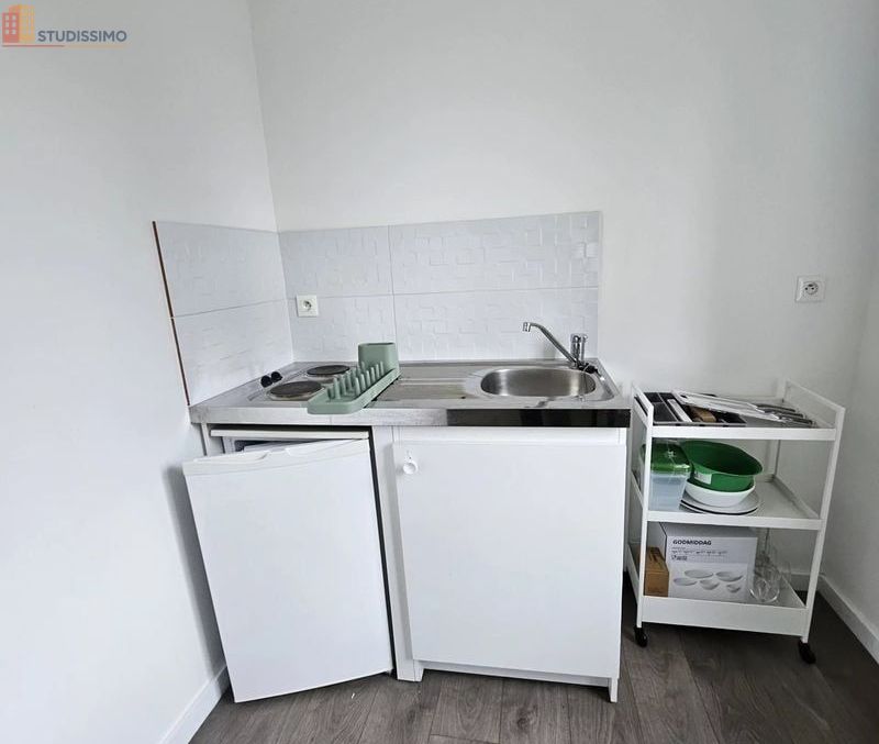 Studio meublé 24m² Roubaix - Meublé, DPE D - Photo 5