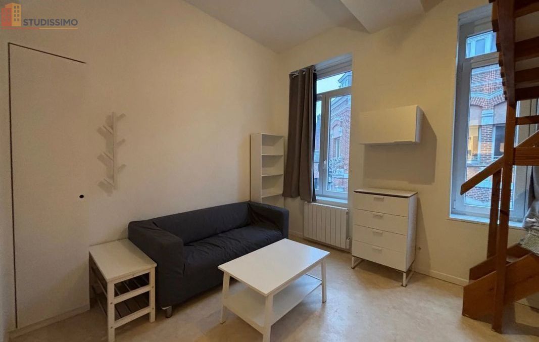 Studio meublé 21m² Roubaix - Meublé, DPE D - Photo 3