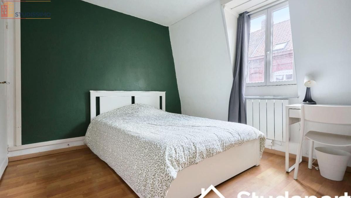 Studio meublé 10m² Tourcoing - Calme, meublé - Photo 4