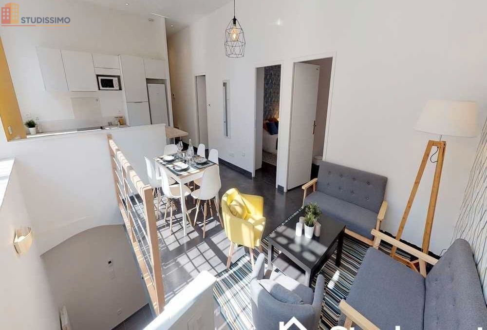 Studio meublé 10m² Lille 59000 - Calme, lumineux - Photo 1