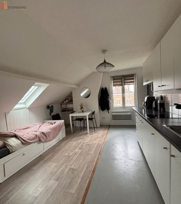Studio meublé 17m² Valenciennes - Lumineux, meublé - Photo 4
