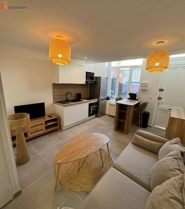 Studio 20m² Roubaix - Meublé, DPE C - Photo 1