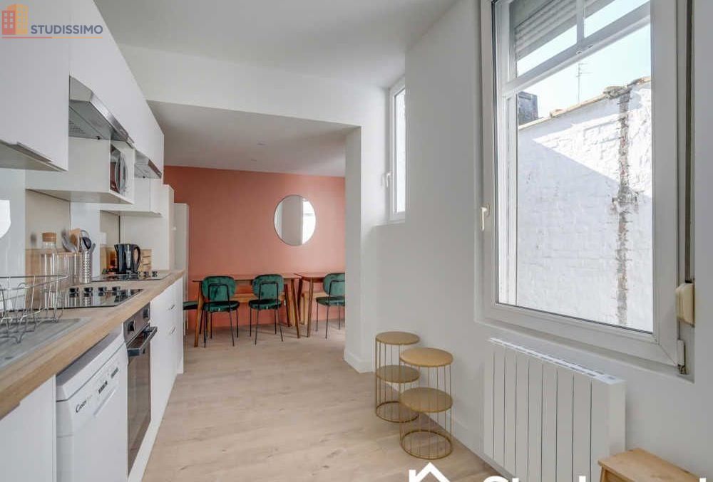 Studio meublé 13m² Lille - Calme, lumineux - Photo 2
