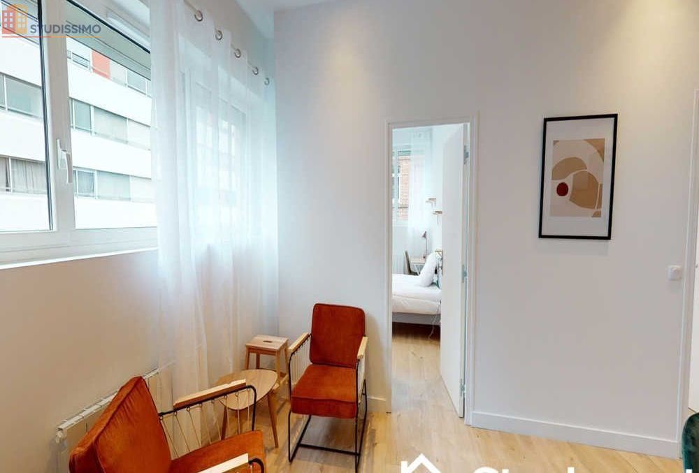 Studio meublé 10m² Lille 59000 - Meublé, DPE D - Photo 6