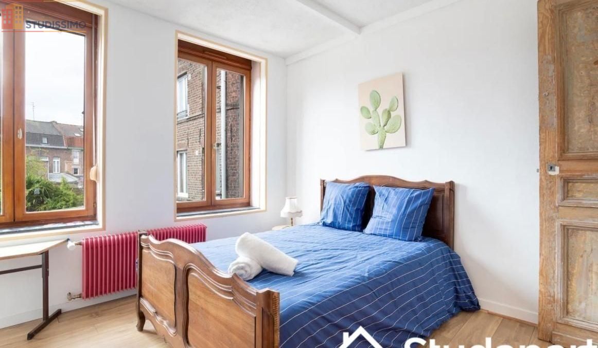 Studio meublé 12m² Roubaix 59100 - Meublé, chauffage compris - Photo 2