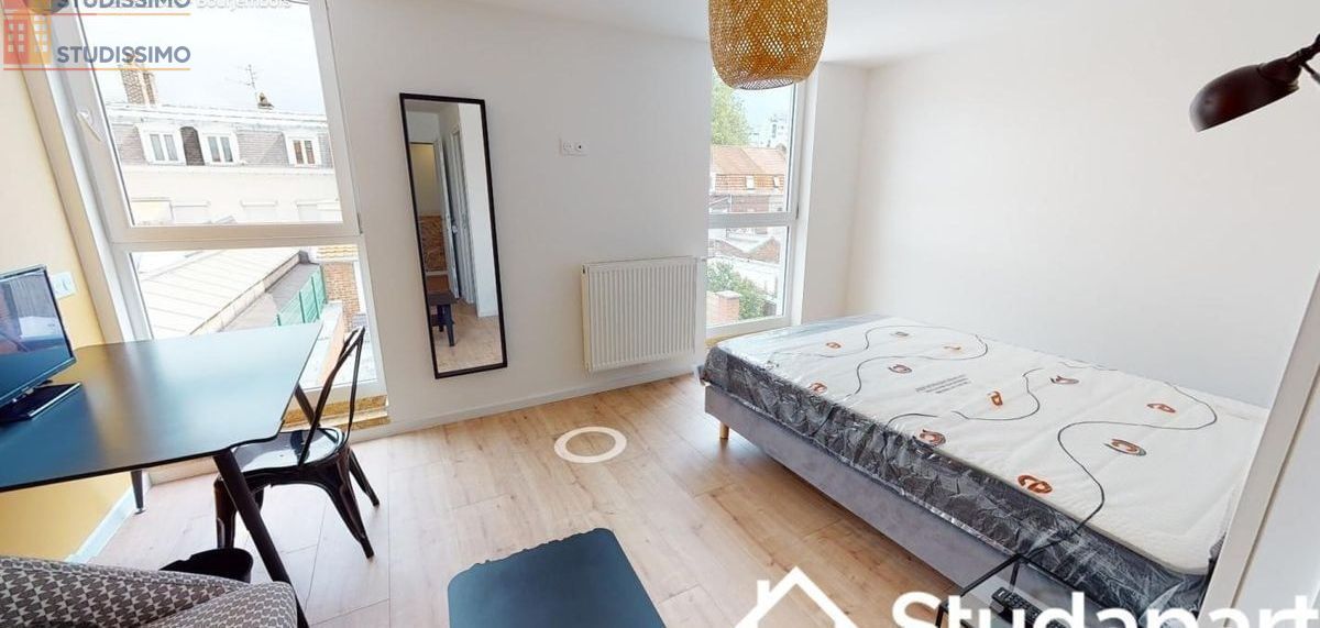 Studio 20m² Lille 59800 - Meublé, DPE A - Photo 12