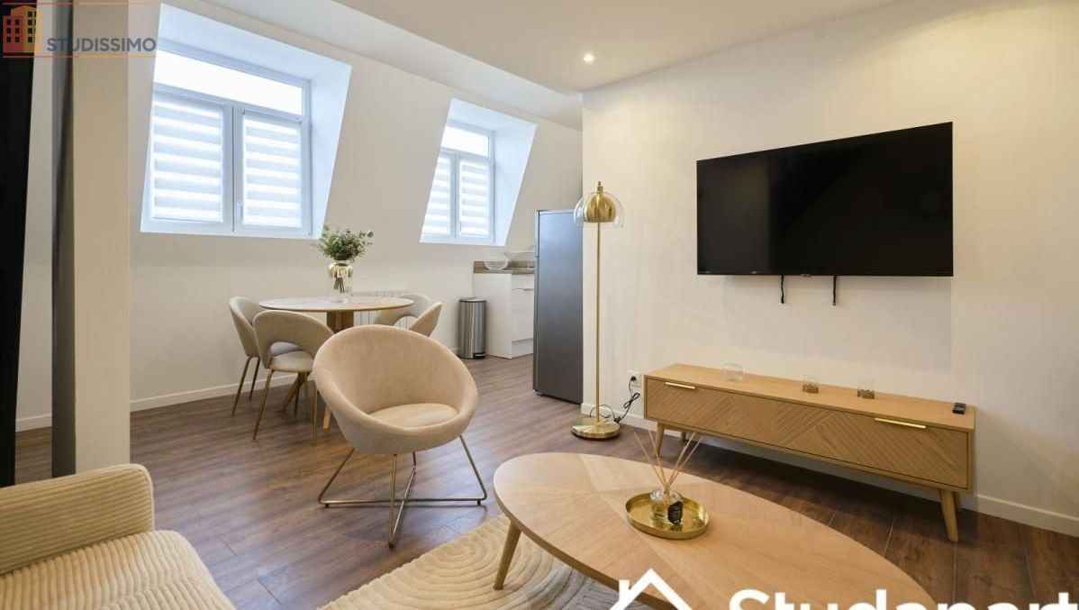 Studio meublé 33m² Lille centre - Lumineux, DPE A - Photo 1