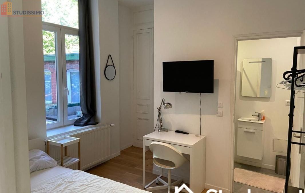 Studio meublé 15m² Roubaix 59100 - Calme, lumineux - Photo 10
