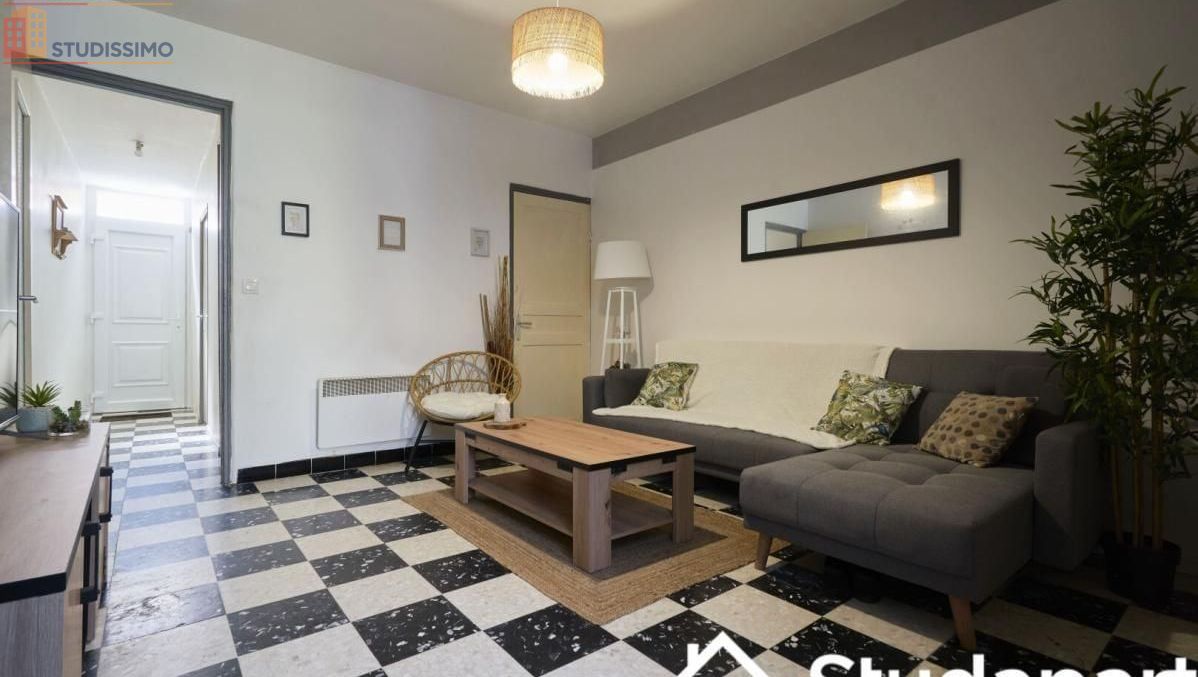 Studio meublé 10m² Roubaix - Petite surface, meublé - Photo 2