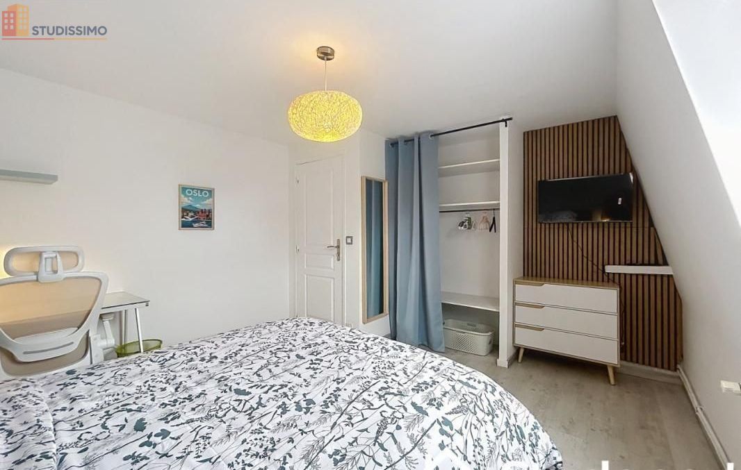 Studio meublé 12m² Roubaix 59100 - Meublé, lumineux - Photo 2