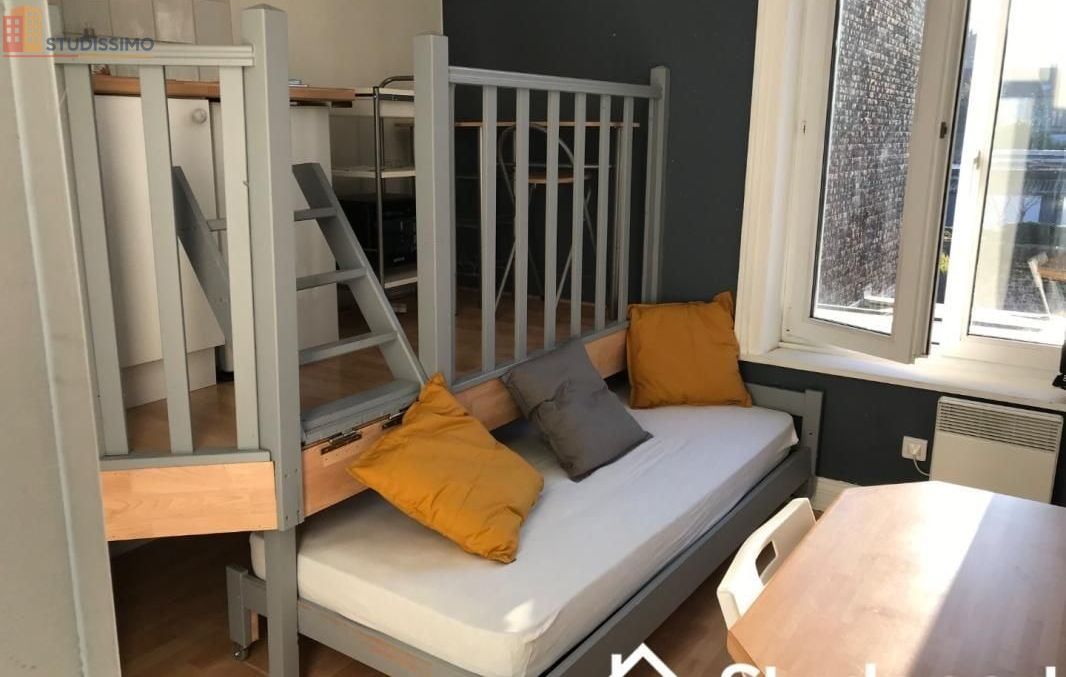 Studio meublé 13m² Roubaix - Meublé, DPE D - Photo 11