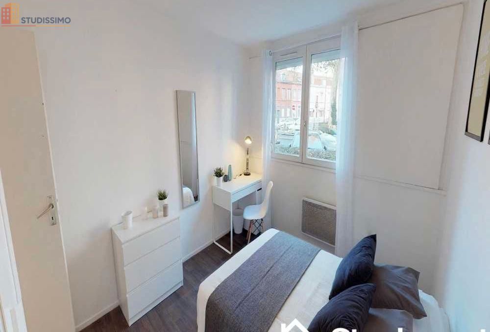 Studio meublé 12m² Lille 59000 - Calme, lumineux - Photo 9