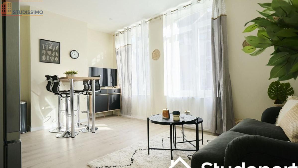 Studio meublé 9m² Lille centre - Meublé, DPE A - Photo 10