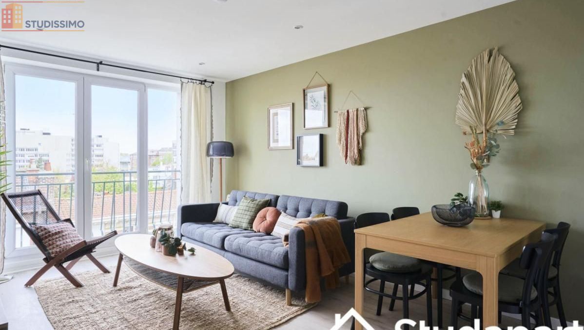 Studio meublé 12m² Lille 59000 - Meublé, DPE A - Photo 2