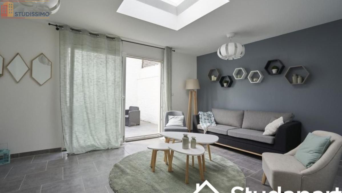 Studio meublé 13m² Lille 59000 - Meublé, DPE A - Photo 1