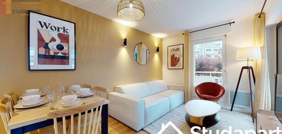 Studio meublé 51m² Lille 59800 - Lumineux, DPE A - Photo 9