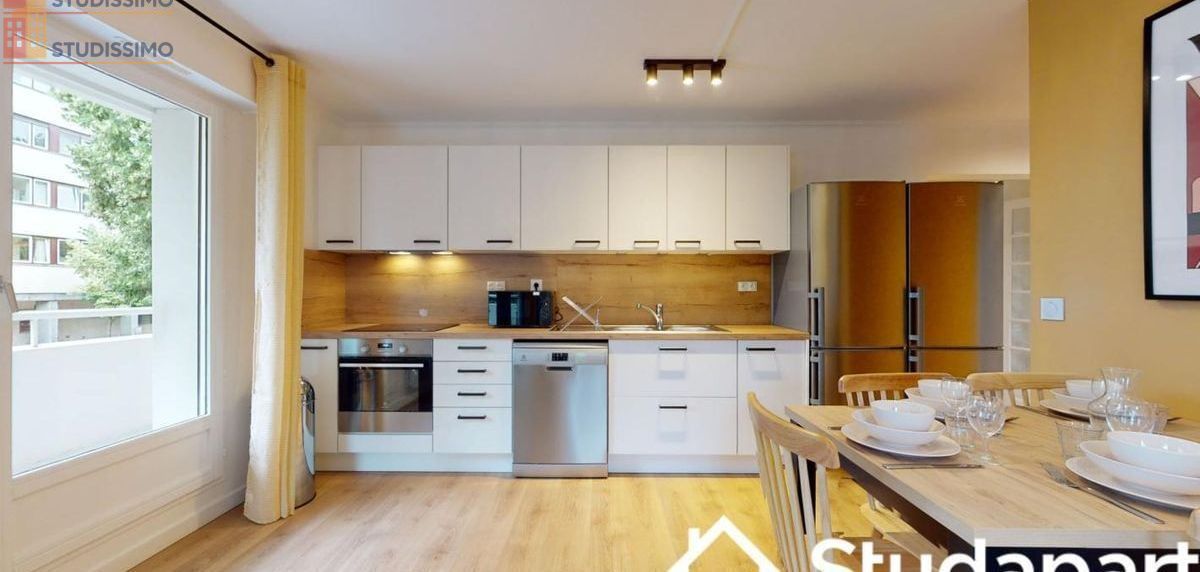 Studio meublé 51m² Lille 59800 - Lumineux, DPE A - Photo 12