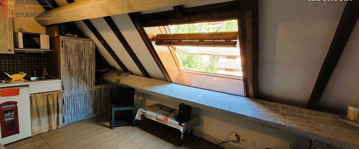 Studio 16m² Allos - Dernier étage, vue montagne - Photo 3