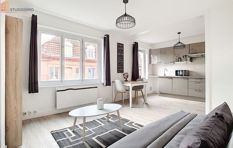 Studio meublé 24m² Lille centre - Meublé, DPE D - Photo 1