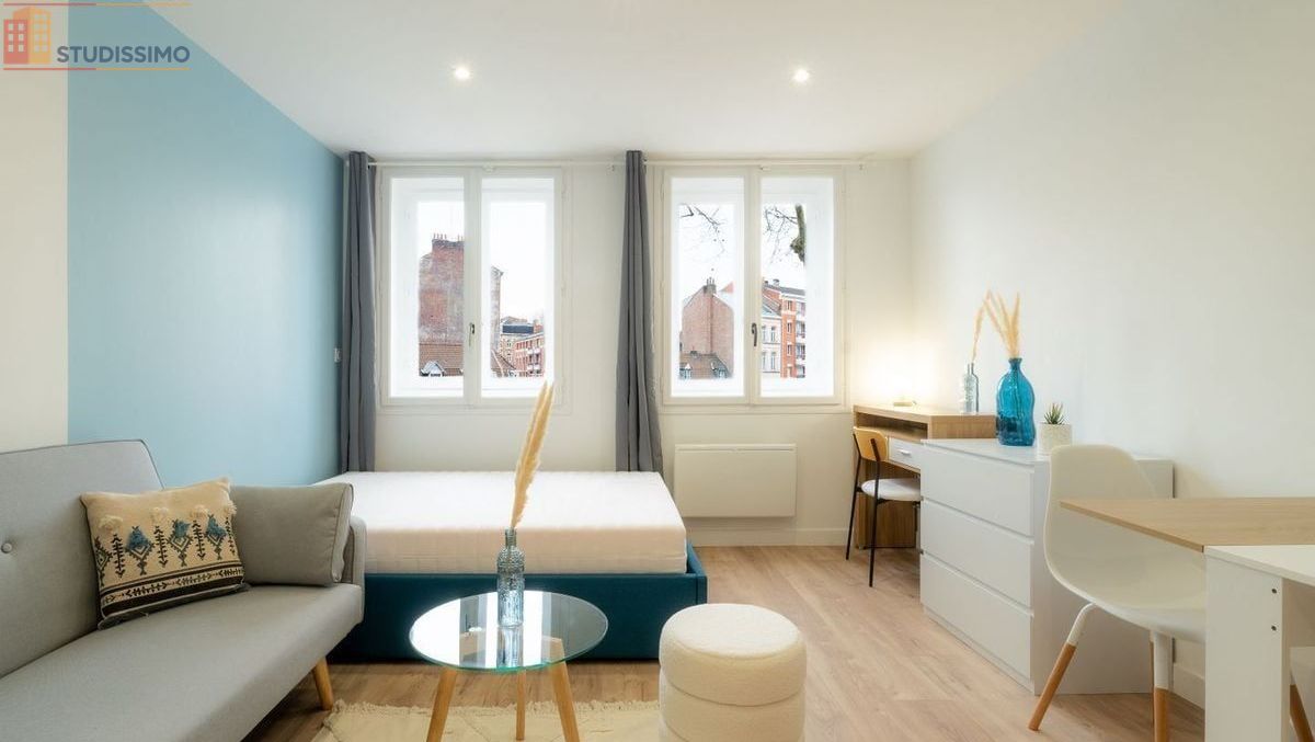 Studio meublé 23m² Lille centre - Meublé, DPE D - Photo 10