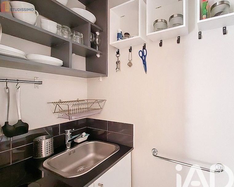 Studio meublé 21m² Lille 59000 - Meublé, DPE D - Photo 2
