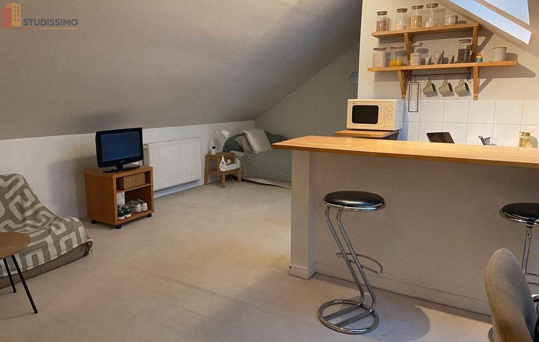 Studio 20m² Marcq-en-Baroeul - Meublé, dernier étage - Photo 1