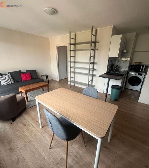 Studio meublé 28m² La Madeleine 59110 - Lumineux, dernier étage - Photo 17