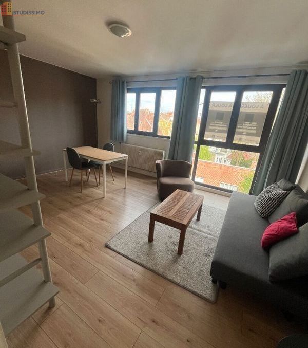 Studio meublé 28m² La Madeleine 59110 - Lumineux, dernier étage - Photo 15