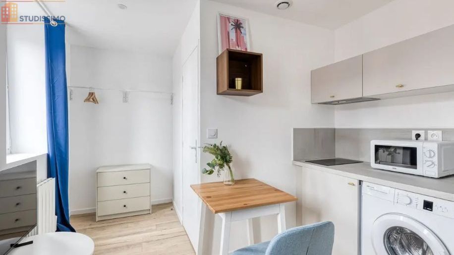 Studio meublé 17m² Lille 59000 - Lumineux, rénové - Photo 2
