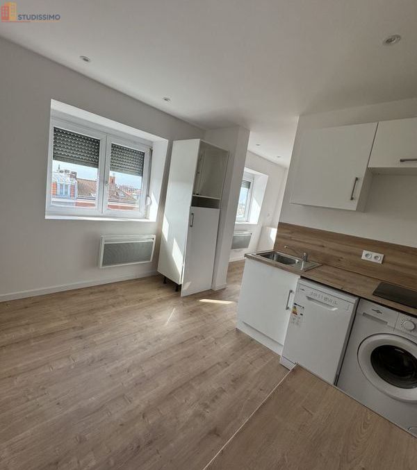 Studio meublé 14m² Roubaix 59100 - Meublé, DPE C - Photo 4