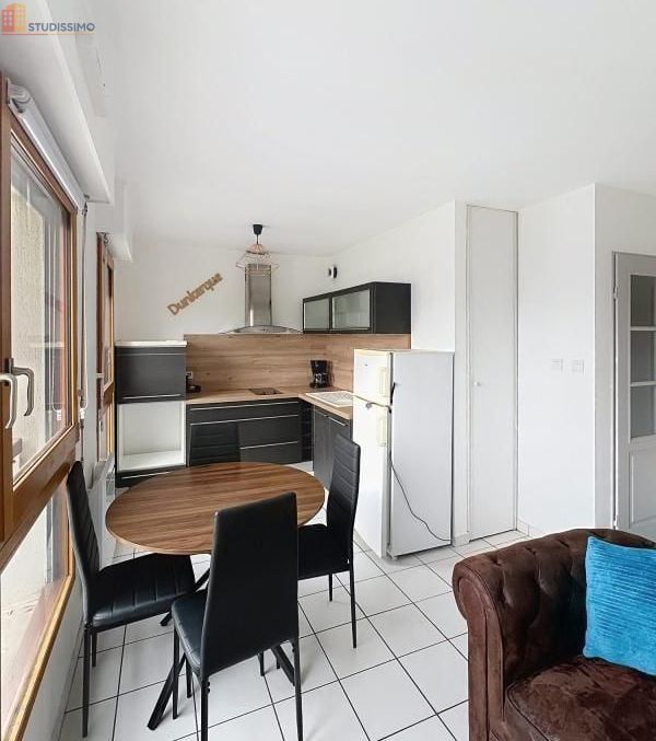 Studio meublé 32m² Dunkerque 59140 - Lumineux - Photo 2