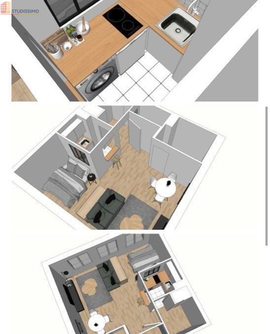 Studio meublé 34m² Lille 59000 - Meublé, lumineux - Photo 3